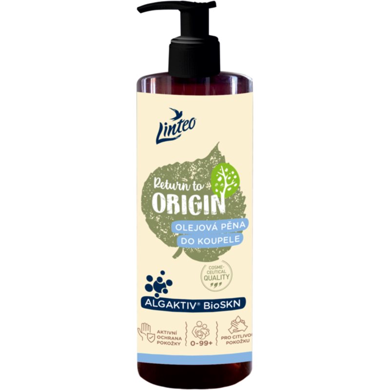 Linteo Return to Origin relaksująca piana olejowa do kąpieli z probiotykami 385 ml