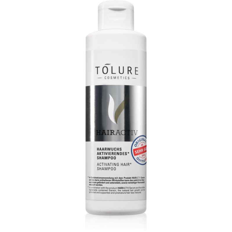 Tolure Cosmetics HairActiv Activating Shampoo szampon aktywujący na porost włosów i wzmocnienie cebulek 200 ml
