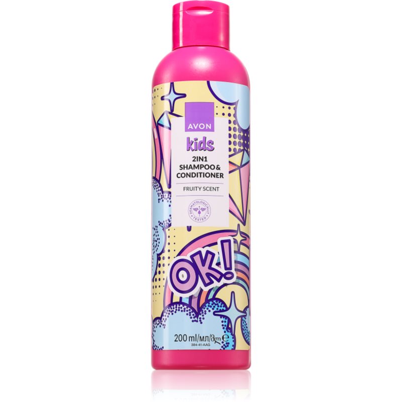 Avon Kids Fruit szampon z odżywką 2w1 200 ml