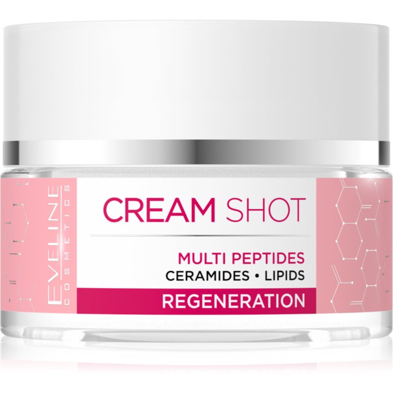 Eveline Cosmetics Cream Shot Multi Peptides krem regenerujący przeciw oznakom starzenia 50 ml