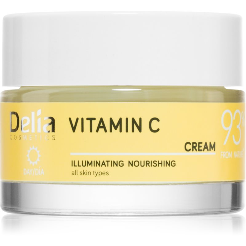 Delia Cosmetics Vitamin C rozjaśniający krem na dzień do twarzy 50 ml