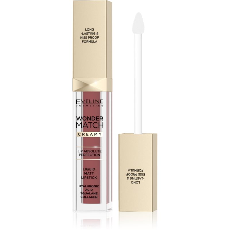 Eveline Wonder Match matowa pomadka w płynie 07 Toffee 6,8ml