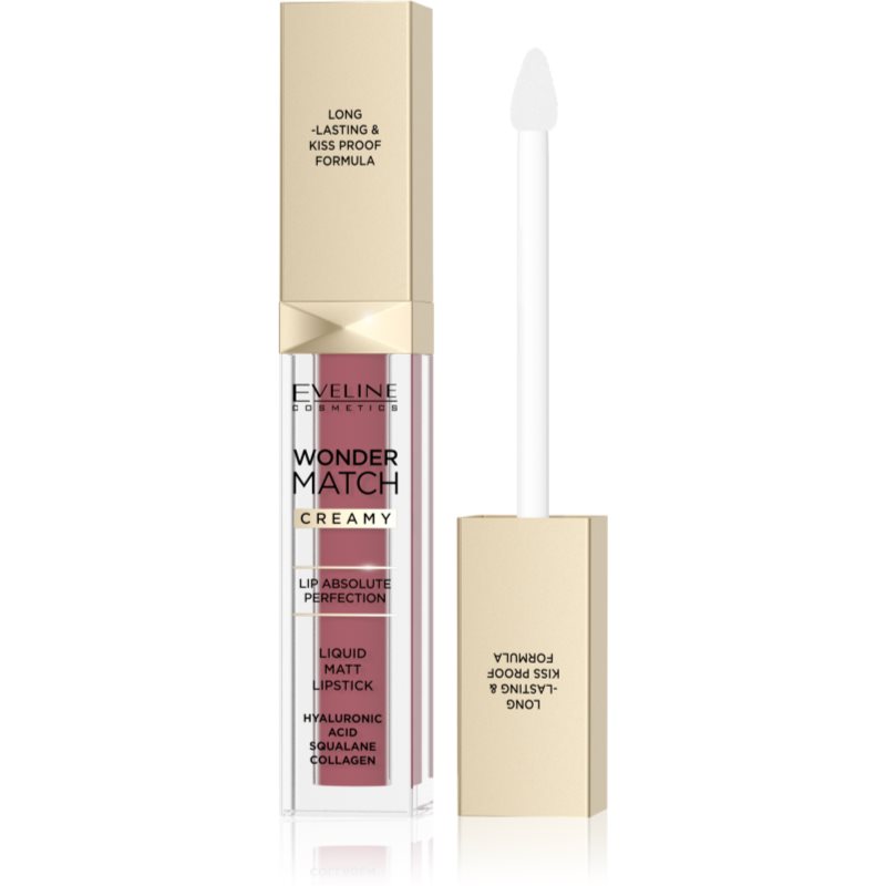Eveline Wonder Match matowa pomadka w płynie 08 Cashmere Rose 6,8ml