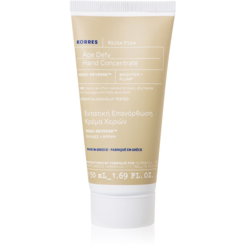 Korres White Pine Meno-Reverse™ intensywny krem do rąk z efektem wzmacniającym 50 ml