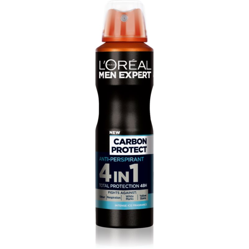 L'Oreal Paris Dezodorant-antyperspirant w sprayu - L'Oreal Paris Men Expert Carbon Protect 48H Anti-Perspirant Deodorant