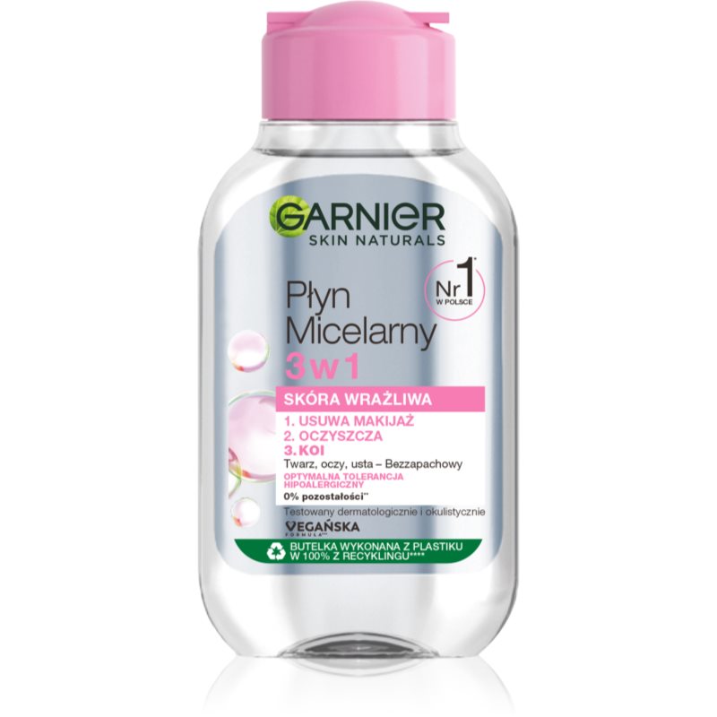 Garnier SKIN NATURALS PŁYN MICELARNY 3W1 - SKÓRA WRAŻLIWA 100ML
