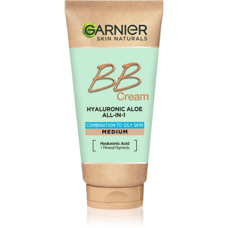 Garnier Hyaluronic Aloe All-In-1 BB Cream nawilżający krem BB dla skóry tłustej i mieszanej Śniady 50ml