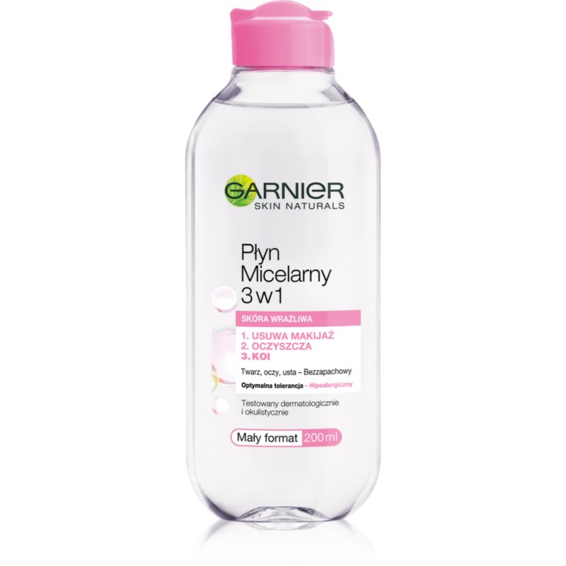 Garnier Skin Naturals płyn micelarny do skóry wrażliwej 200 ml