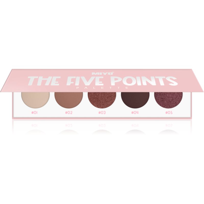 MIYO PALETA CIENI FIVE POINTS NR 11 FEMININE FLAME