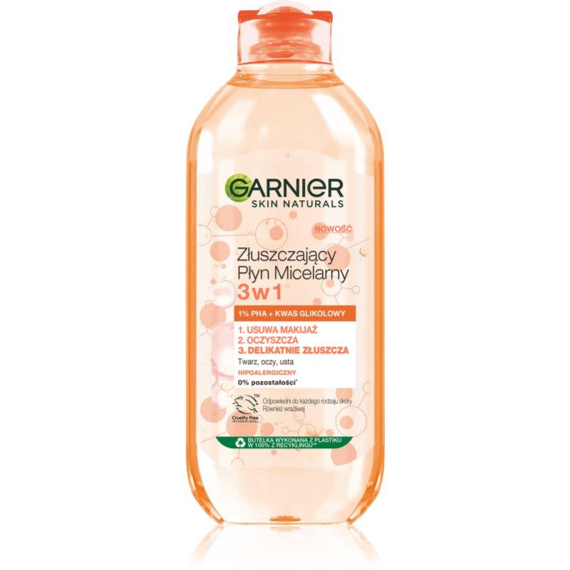 Skin Naturals złuszczający płyn micelarny 3w1 400 ml