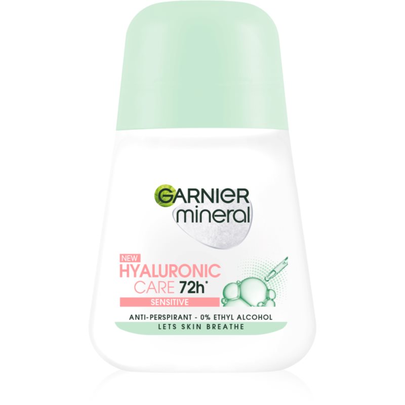 Garnier Mineral Dezodorant roll-on 72H Hyaluronic Care - Sensitive 50ml