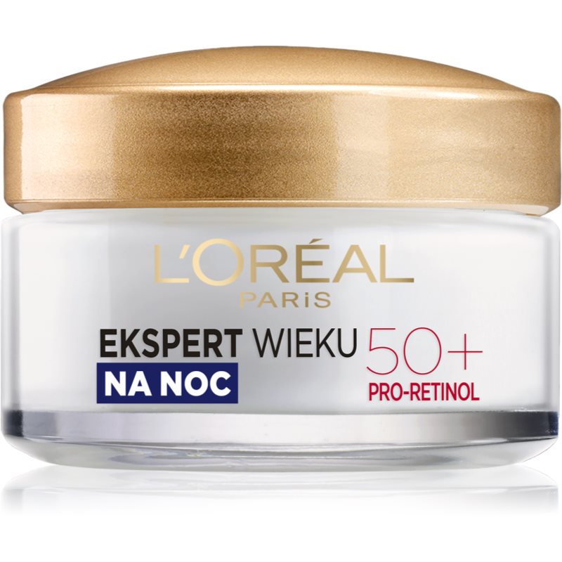 Loreal Ekspert Wieku 50+ przeciwzmarszczkowy krem ujędrniający na noc 50ml