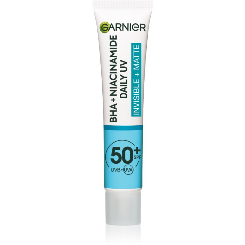 Garnier, Pureactive Bha + Niacinamide, Fluid Przeciw Niedoskonałościom, Spf 50+, 40 Ml