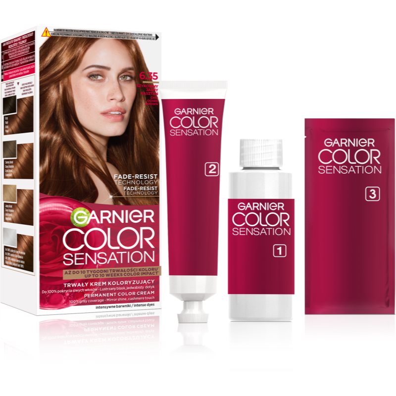 Garnier Color Sensation 6.35 Szykowny Jasny Kasztan