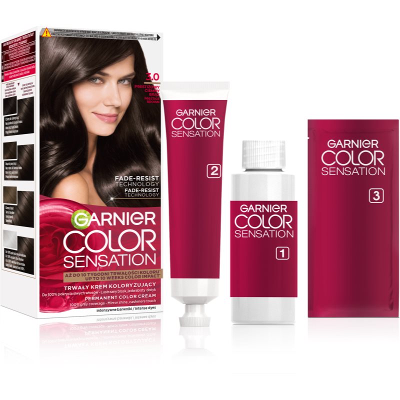 Garnier Color Sensation 3.0 Prestiżowy Ciemny Brąz