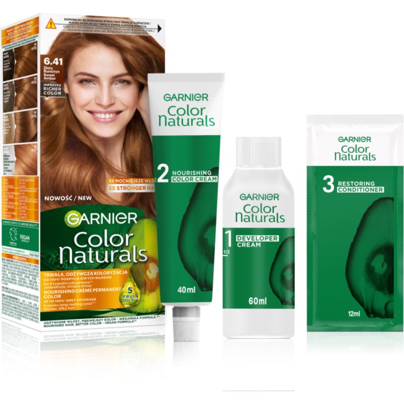 Garnier Color Naturals 6.41 Złoty bursztyn