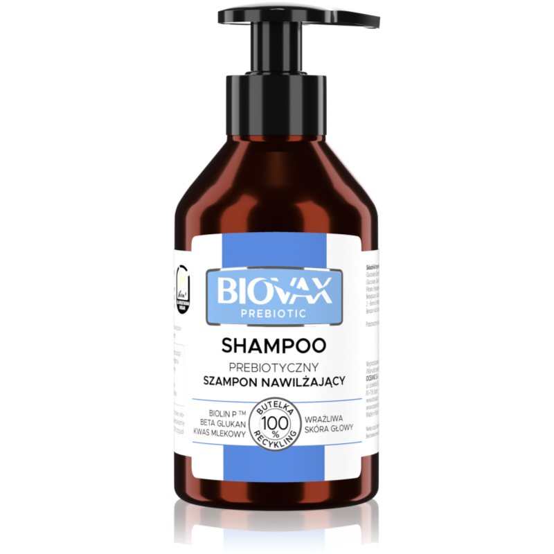 Lbiotica Biovax Prebiotic prebiotyczny szampon nawilżający 200 ml