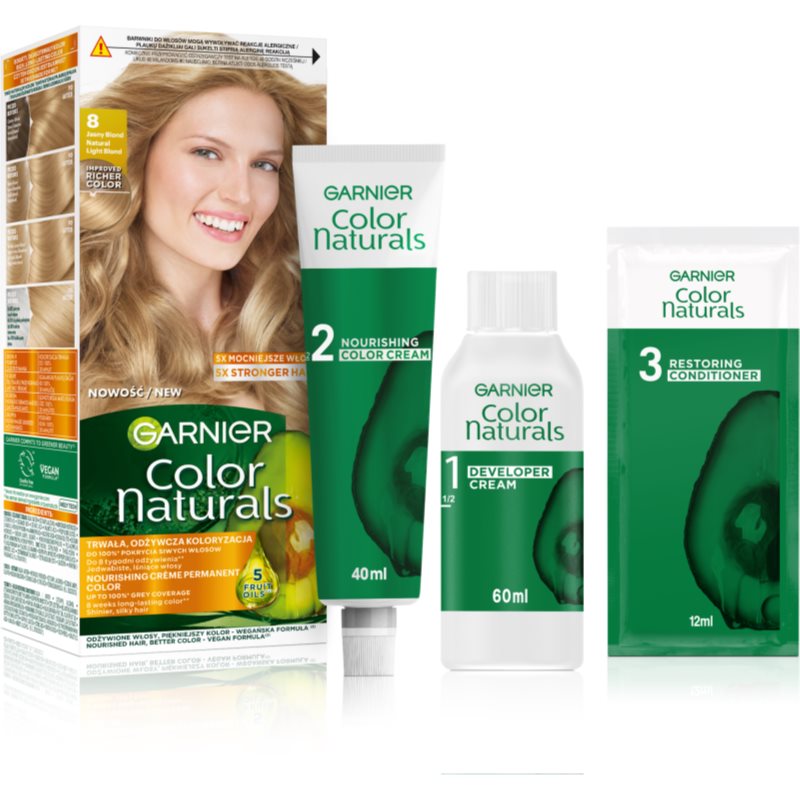 Garnier Color Naturals 8.0 świetlisty Jasny Blond