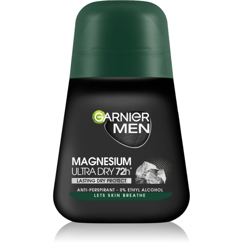 Garnier Men Dezodorant roll-on Magnesium Ultra Dry 72h - Lasting Dry Protect 50ml