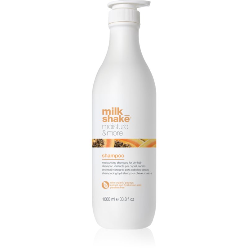 Milk Shake Moisture&More, szampon nawilżający do włosów przesuszonych, 1000ml