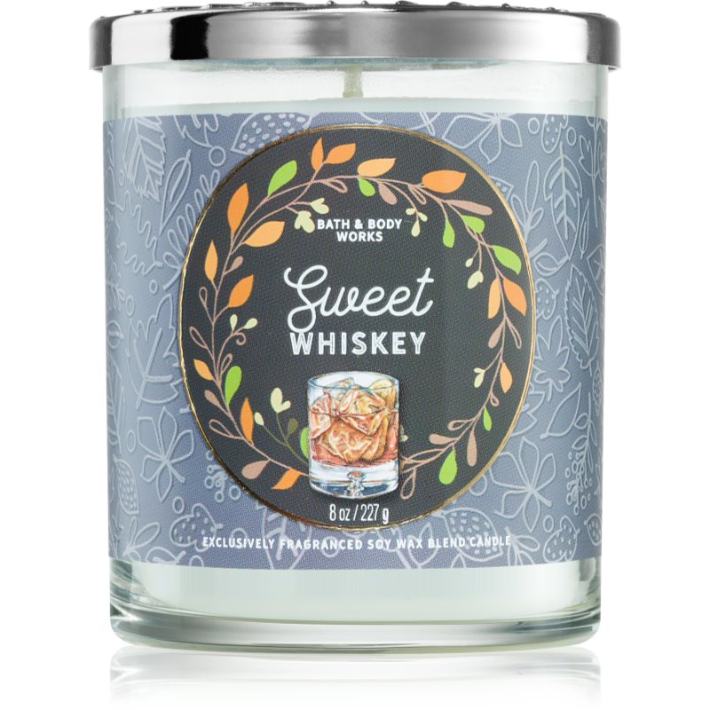 Bath & Body Works Sweet Whiskey świeczka zapachowa 227 g