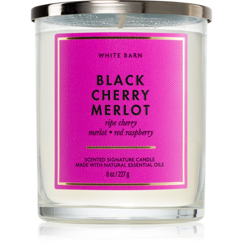Bath & Body Works Black Cherry Merlot świeczka zapachowa 227 g