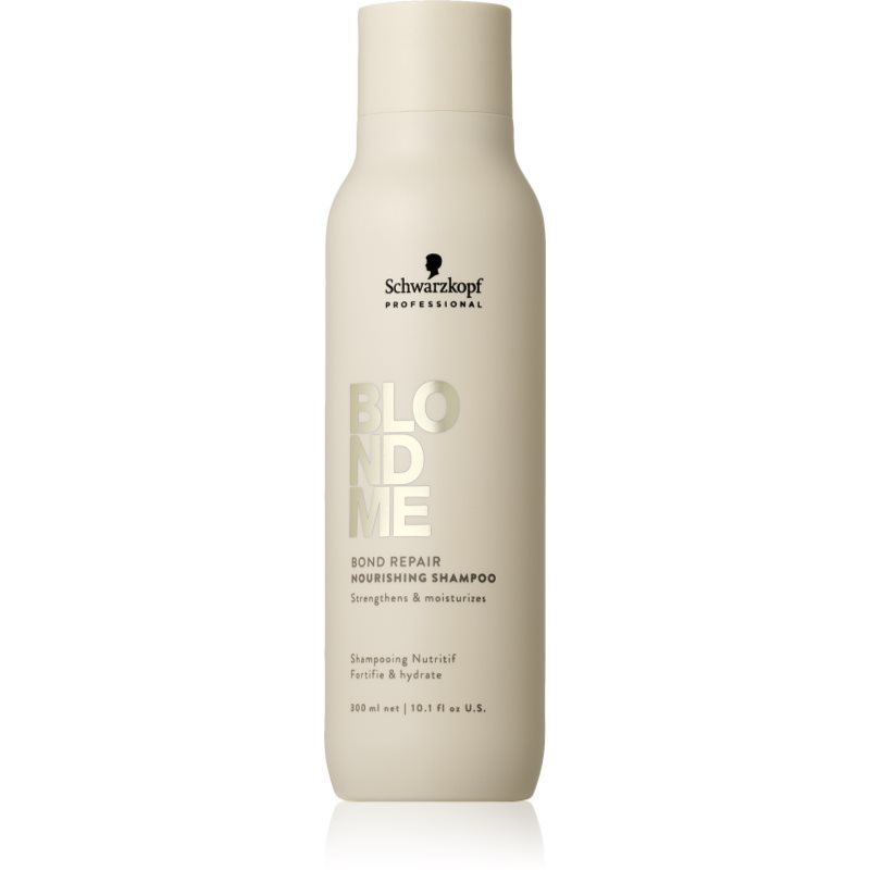 Schwarzkopf BlondMe Bond Repair, szampon wzmacniająco-nawilżający włosy blond, 300ml
