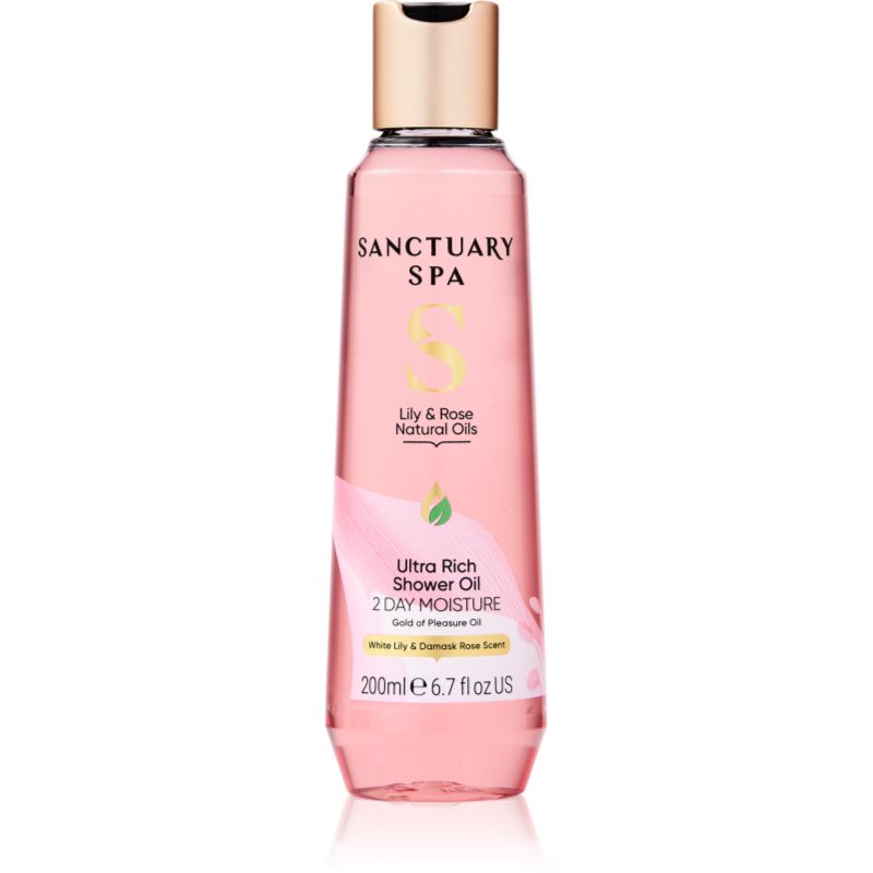 Sanctuary Spa Lily & Rose pielęgnujący olejek pod prysznic 200 ml