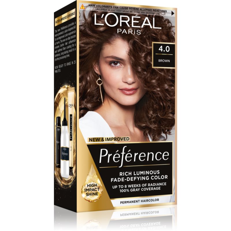 Loreal Preference Farba do włosów 4.0 Tahiti - brąz 1op.