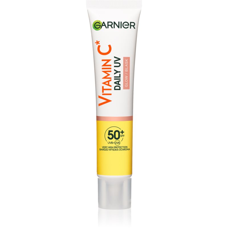 Garnier, Vitamin C, Rozświetlający Fluid Na Dzień Z Filtrem, Spf 50+, 40ml