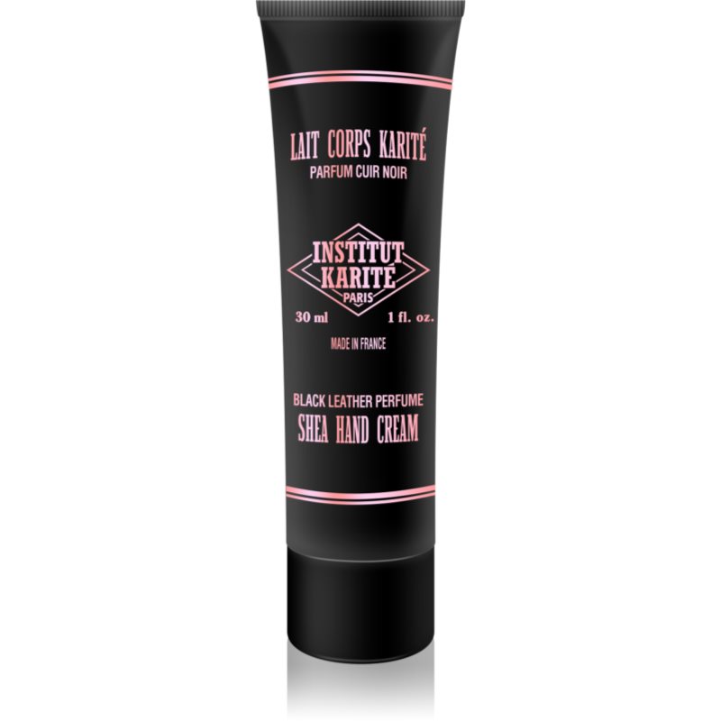 Institut Karité Paris Black Leather Shea Hand Cream ochronny krem do rąk 30 ml