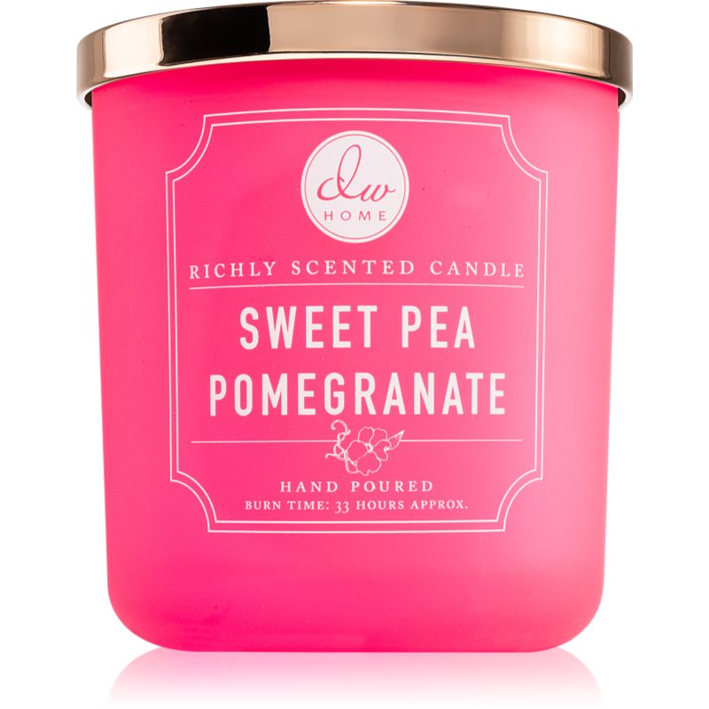 DW Home Signature Sweet Pea Pomegranate świeczka zapachowa 264 g