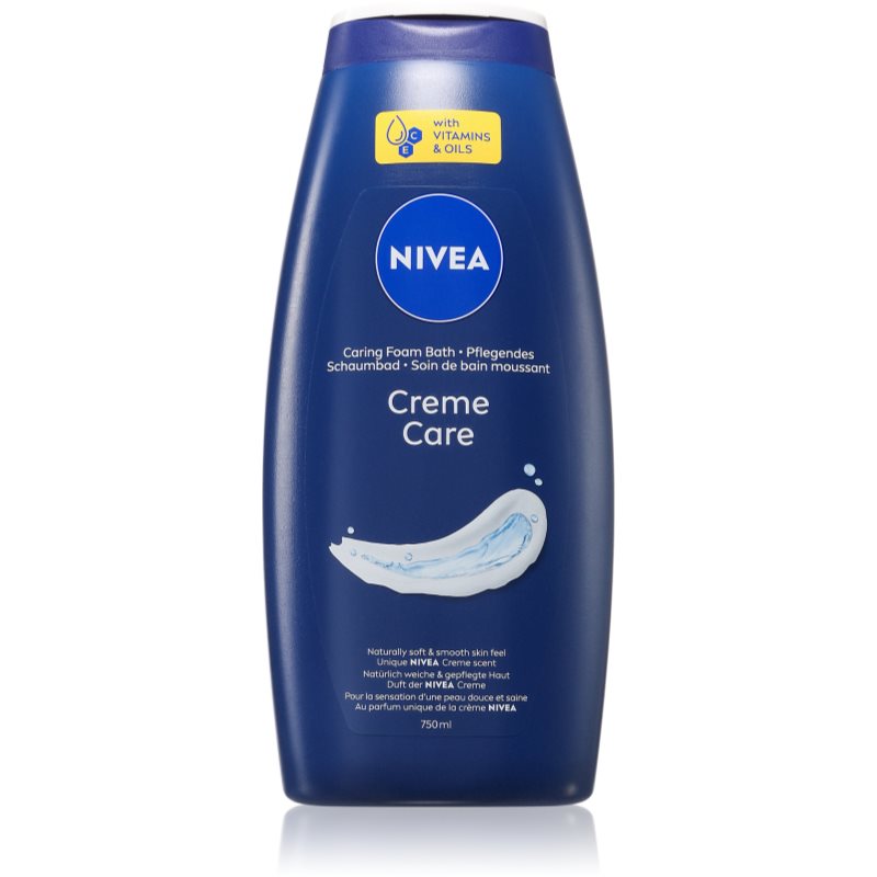 NIVEA Creme Care kremowa piana do kąpieli 750 ml