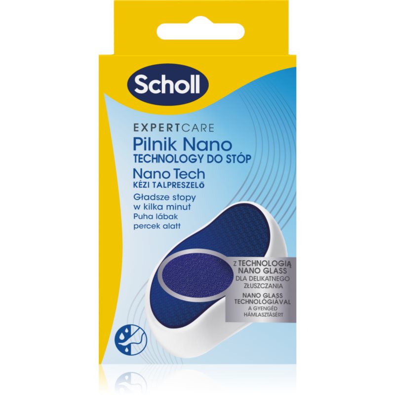 Scholl Pilnik Nano Glass do Twardej Skóry Stóp 1 sztuka