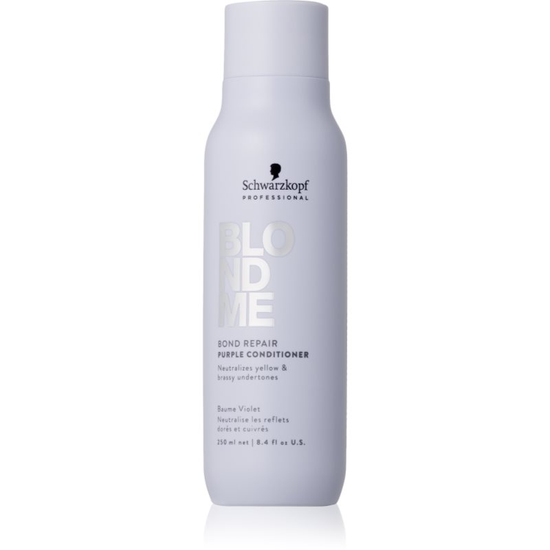 Schwarzkopf BlondMe Bond Repair odżywka fioletowa neutralizująca kolor włosów blond, 250ml