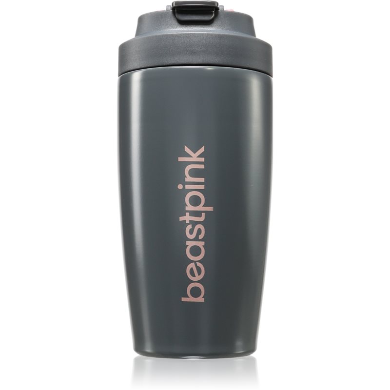 BeastPink Thermo Mug kubek termiczny ze słomką kolor Grey 500 ml