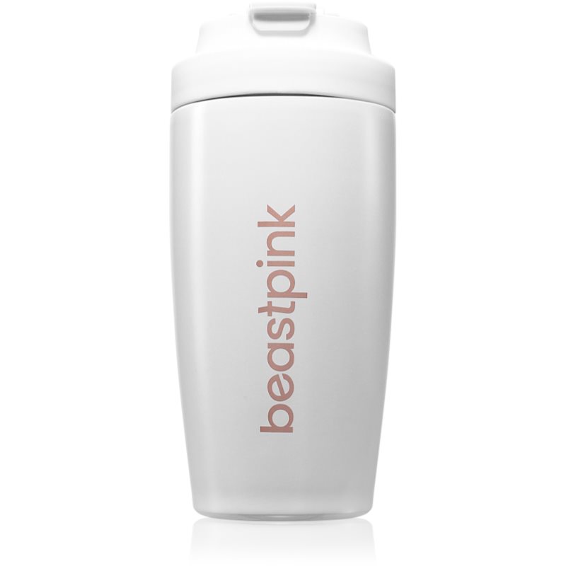 BeastPink Thermo Mug kubek termiczny ze słomką kolor White 500 ml