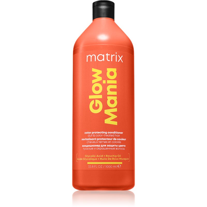 Matrix Glow Mania, odżywka nabłyszczająca do włosów koloryzowanych, 1000ml