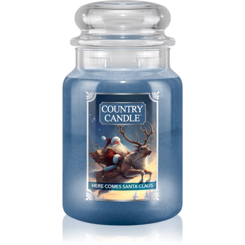 Country Candle Here Comes Santa Claus świeczka zapachowa 680 g