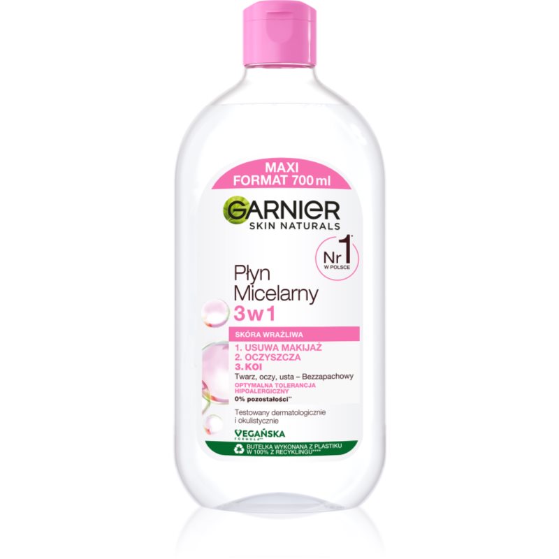Garnier Skin Naturals płyn micelarny 3w1 dla skóry wrażliwej 700 ml
