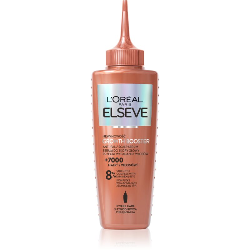 Opinie o L'Oreal Paris Elseve Growth Booster serum do skóry głowy przeciw wypadaniu włosów 102ml