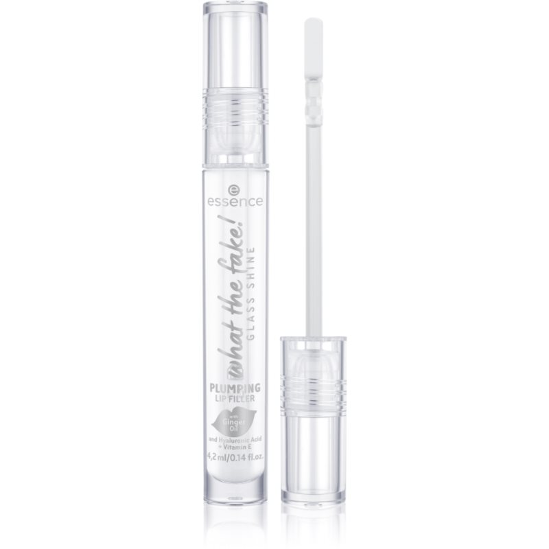 Essence What The Fake! Glass Shine Plumping Lip Filler błyszczyk do ust 01 Oh So Glassy! 4,2ml