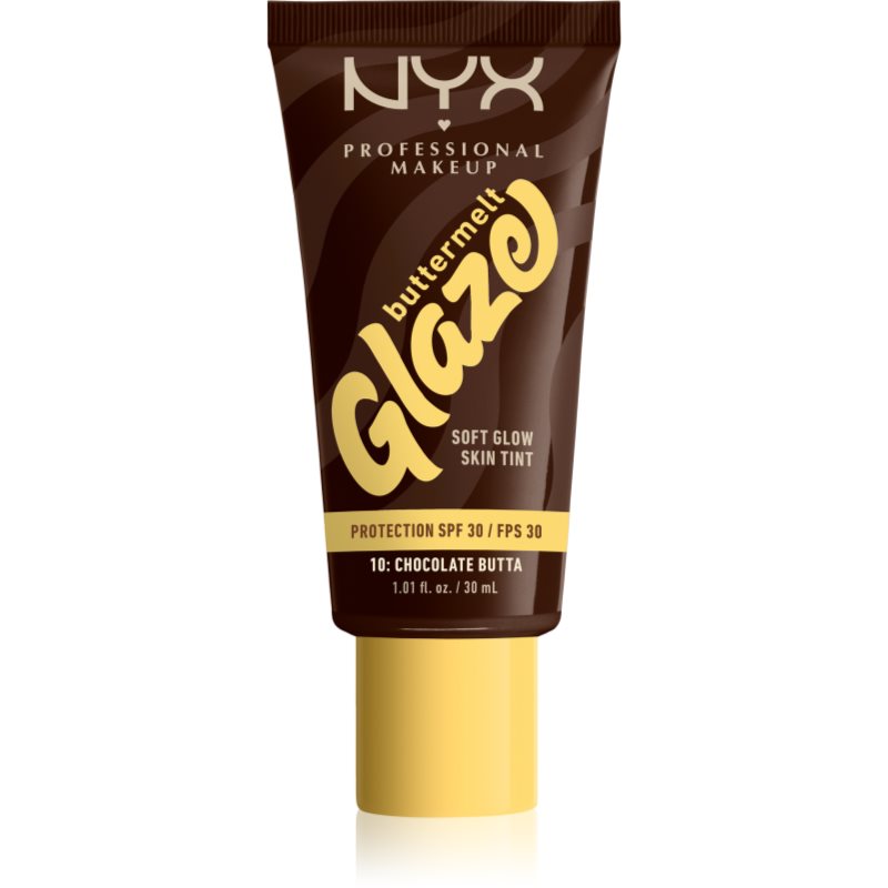 NYX Buttermelt Glaze Podkład do twarzy, Chocolate Butta