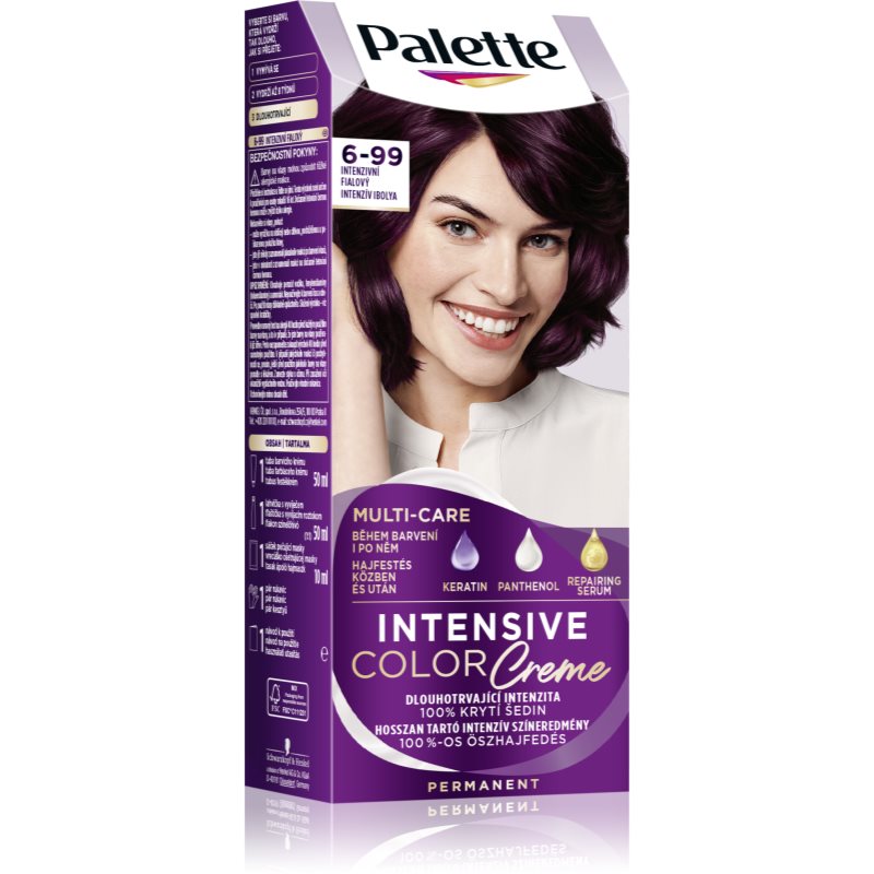 Schwarzkopf Palette Intensive Color Creme trwała farba do włosów odcień 6-99 V5 Intense Violet 1 szt.