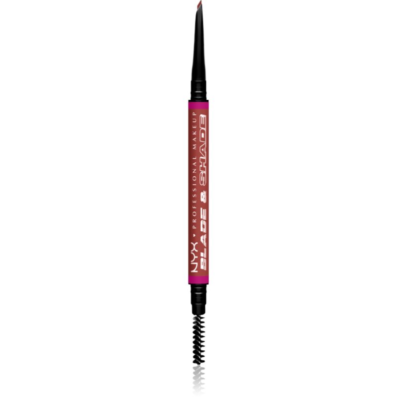 NYX Blade & Shade Kredka do brwi, Rich Auburn