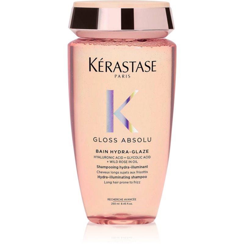 Kerastase Gloss Absolu Hydra Glaze, kąpiel, szampon nawilżająco-nabłyszczający do włosów, 250ml