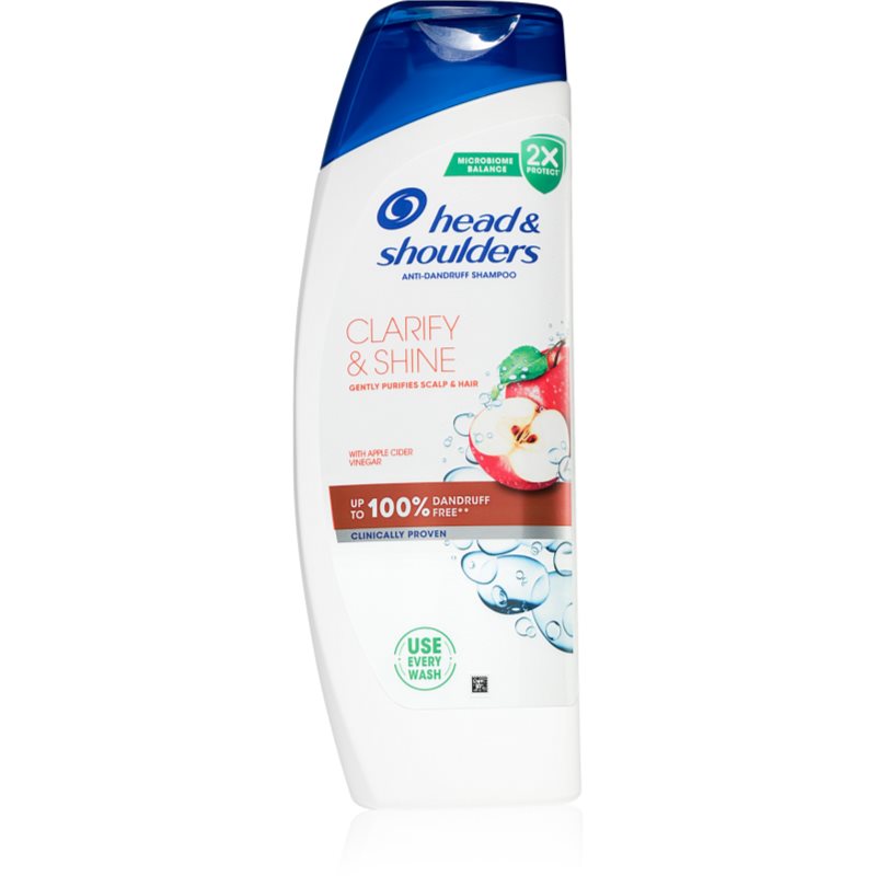 Head & Shoulders Clarify&Shine Apple Cider szampon przeciwłupieżowy 400 ml