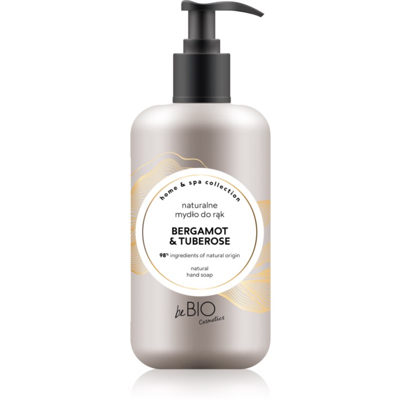 beBIO Home & Spa mydło naturalne do rąk Bergamot & Tuberose 300 ml