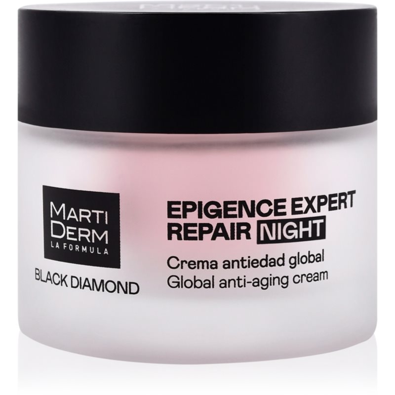 MartiDerm Black Diamond Epigence Expert Repair Night przeciwzmarszczkowy krem na noc napełnialny 50 ml