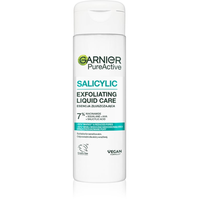 Garnier SN Pure Active Salicylic Exfoliating Liquid Care, Esencja złuszczająca przeciw niedoskonałościom skóry